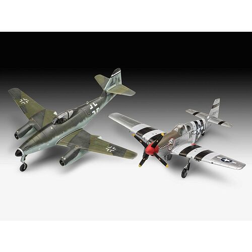 ME262 Y P51B  COMBAT SET 1/72 STARTER SET REVELL