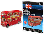 AUTOBUS INGLES 3D CUBIC FUN