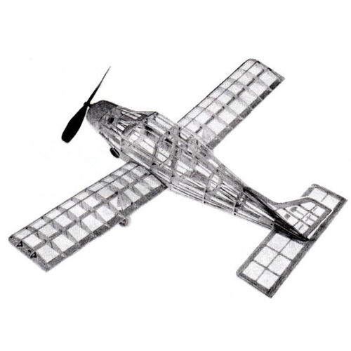 BEECHCRAFT MUSKETEER KIT BALSA GUILLOWS 508MM