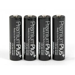 PILAS RECARGABLES AA 2000mAH 4UDS PREMIUM PLUS