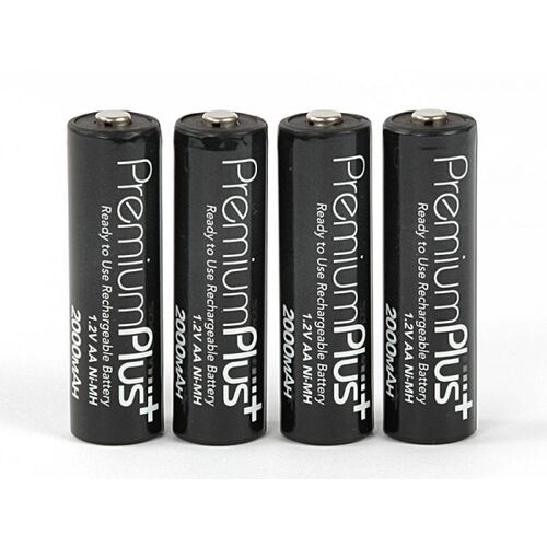 PILAS RECARGABLES AA 2000mAH 4UDS PREMIUM PLUS