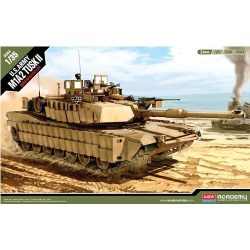 ABRAMS M1A2 TUSK II US 1/35 ACADEMY