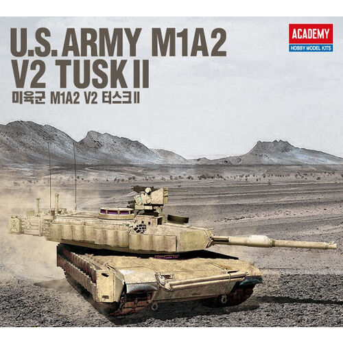 ABRAMS M1A2 TUSK II US V2 1/35 ACADEMY