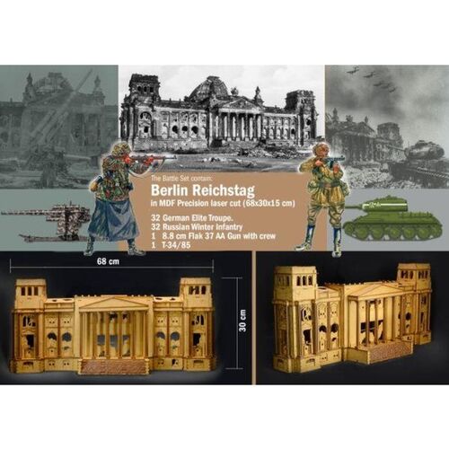 BATALLA POR EL REICHSTAG DIORAMA SET 1/72 ITALERI