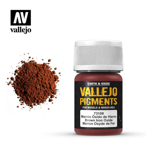 PIGMENTO MARRON OXIDO DE HIERRO 35ML VALLEJO