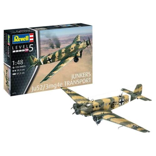 JUNKERS JU52/3MG4E TRANSPORTE 1/48 REVELL