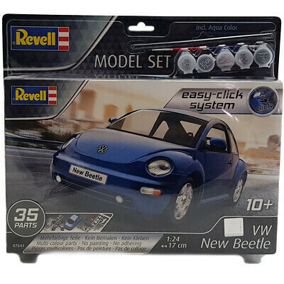 NEW BEETLE EASY CLICK 1/24 STARTER SET REVELL