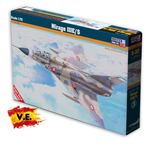 MIRAGE IIIE/S 1/72 MISTER CRAFT