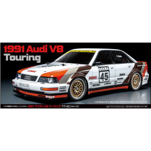 AUDI V8 TOURING 1991 TT-02 1/10 TAMIYA 58682 KIT