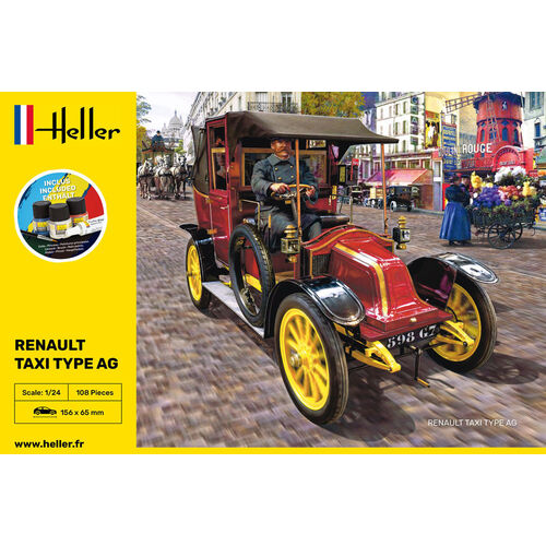 RENAULT TAXI TYPE AG 1/24 HELLER STARTER SET