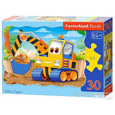 YELLOW DIGGER 30 PIEZAS PUZZLE CASTORLAND