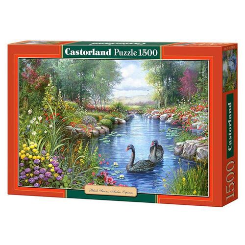 CISNES NEGROS ANDRES ORPINAS 1500 PIEZAS PUZZLE CASTORLAND