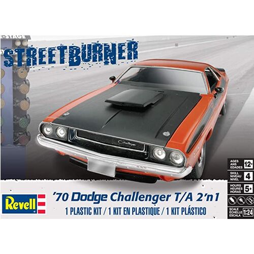 DODGE CHALLENGER 2 EN 1 1970 1/25 REVELL