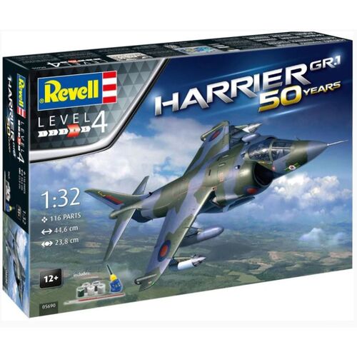 HAWKER HARRIER GR Mk.1 1/32 STARTER SET REVELL