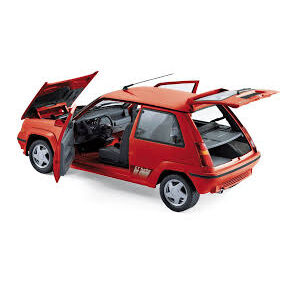 RENAULT SUPERCINCO GT TURBO 1989 ROJO 1/18 NOREV