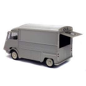 CITROËN HY GRIS METALIZADO 1969 1/18 SOLIDO