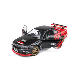 NISSAN SKYLINE R34 GTR DRIFT EVOCATION 1999 1/18 SOLIDO