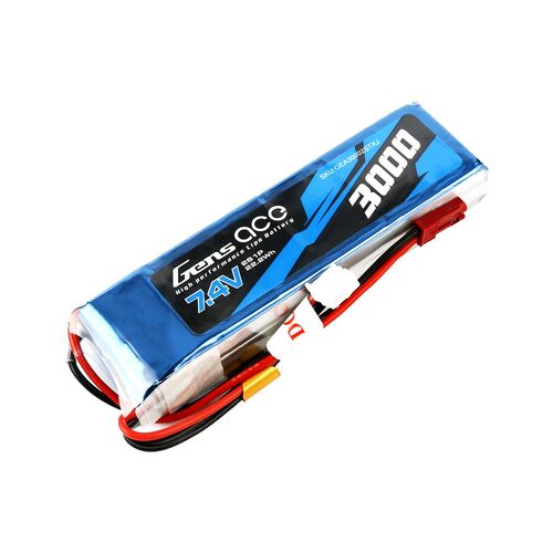 BATERIA LIPO 3000MAH 7.4V 2S1P GENS