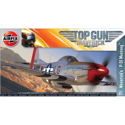 MAVERICK'S P-51D MUSTANG 1/72 AIRFIX TOPGUN