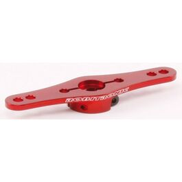 BRAZO SERVO ALUMINIO DOBLE 25T FUTABA ROJO ROBITRONIC