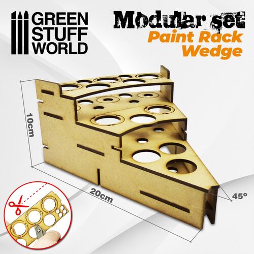 ORGANIZADOR QUESITO PINTURAS MDF MODULAR GREENSTUFFWORLD