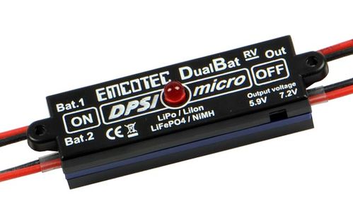 DPSI MICRO DUALBAT 5.9V/7.2V JR