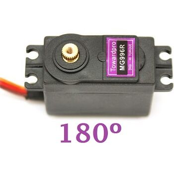 SERVO 180º 11KG 0.14S MG996R ESTANDAR TOWERPRO