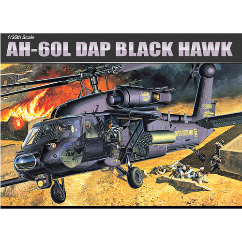 AH-60L DAP BLACK HAWK 1/35 ACADEMY