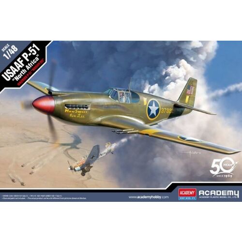 P-51 NORTH AFRICA USAAF 1/48 ACADEMY