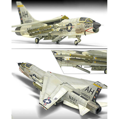 F-8E VF-162 THE HUNTERS 1/72 ACADEMY