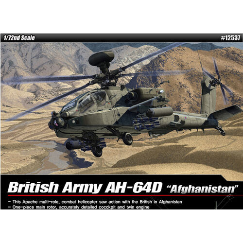 AH-64D ROYAL ARMY AFGHANISTAN 1/72 ACADEMY