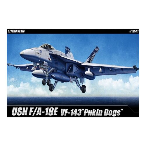 F/A-18E VFA-143 PUKIN DOGS USN 1/72 ACADEMY