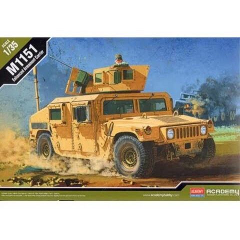 M1151 HUMVEE TRANSPORTE 1/35 ACADEMY US ARMY