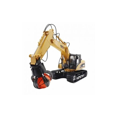 EXCAVADORA METAL 1571 1/14 4 BRAZOS 2.4GHZ RTR HUINA