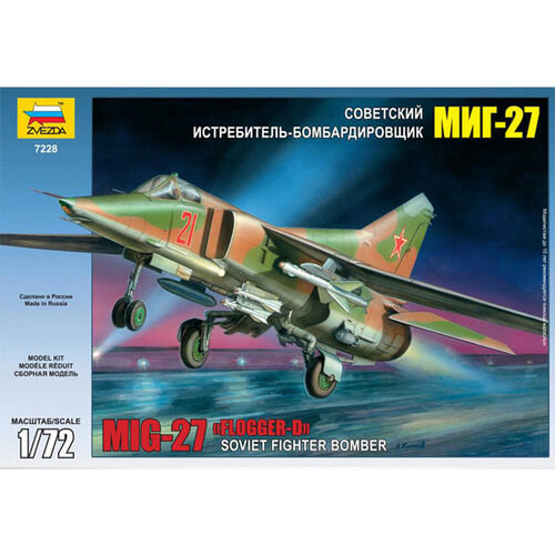 MIG-27 FLOGGER-D 1/72  ZVEZDA