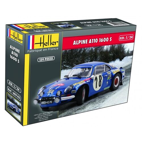 ALPINE A110 1600 BERLINETTE 1/24  HELLER 80745