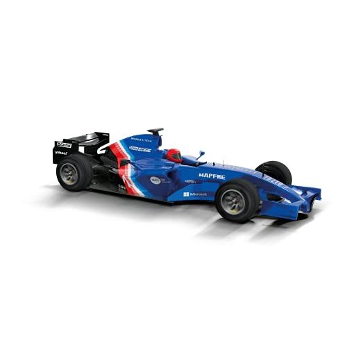 COCHE FORMULA F AZUL 1/43 SCALEXTRIC COMPACT