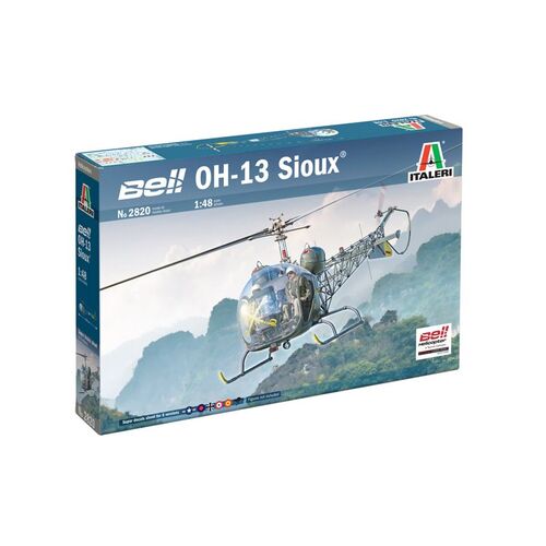BELL OH-13 SIOUX GUERRA KOREA 1/48 ITALERI ARMADA ESPAÑOLA BELL 47G