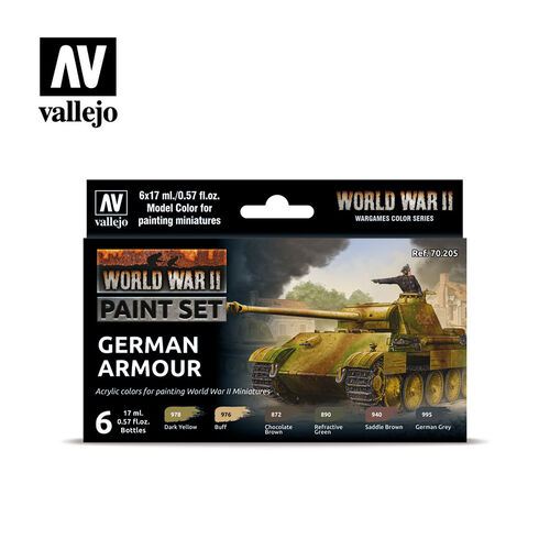 SET VEHICULOS ALEMANES WWII MODELCOLOR VALLEJO