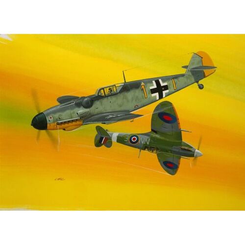 SET BF109G-10 & SPITFIRE Mk. V 1/72 REVELL