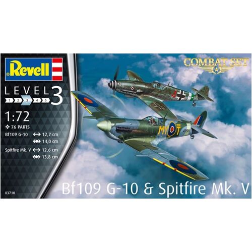 SET BF109G-10 & SPITFIRE Mk. V 1/72 REVELL