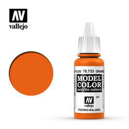 NARANJA FLUORESCENTE P207 FS38903 RAL2005 17ML MODELCOLOR VALLEJO