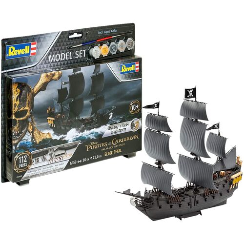 LA PERLA NEGRA PIRATAS DEL CARIBE 1/150 REVELL STARTER SET