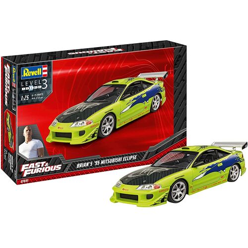 MITSUBISHI ECLIPSE 1995 FAST & FURIOUS 1/24 REVELL