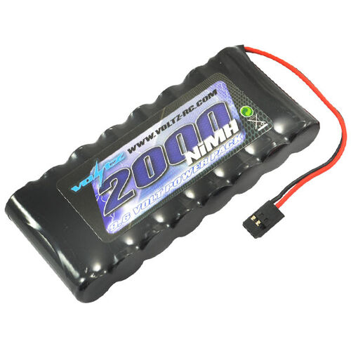 BATERIA NIMH 9.6V 2000MAH PLANA CONECTOR FUTABA