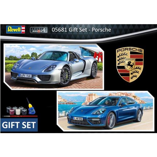 PORSCHE PANAMERA Y 918 SPYDER 1/24 REVELL STARTER SET