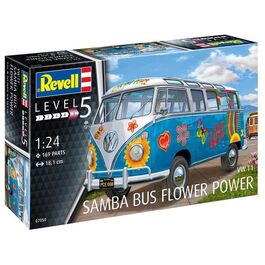 VW T1 SAMBA BUS FLOWER POWER 1/24 REVELL