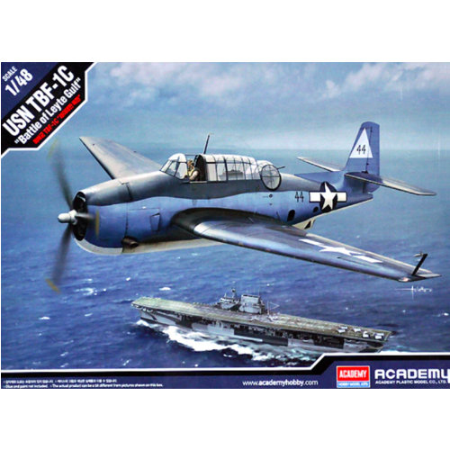 USN TBF-1C BATTLE OF LEYTE GULF 1/48 ACADEMY