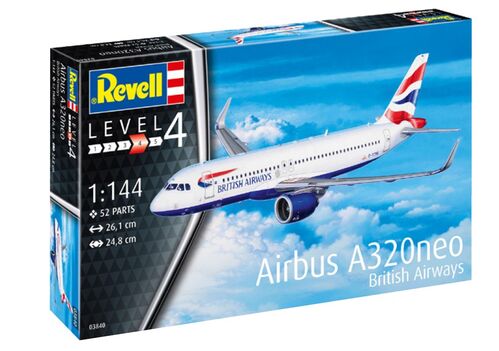 AIRBUS A 320 NEO BRITISH AIRWAYS 1/144 STARTER SET REVELL