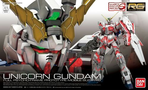 UNICORN PSYCHO-FRAME RX-0  RG 1/144 GUNDAM BANDAI